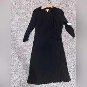 Women’s Cold water Creek Black Size 12 Stretchy Dress NWT